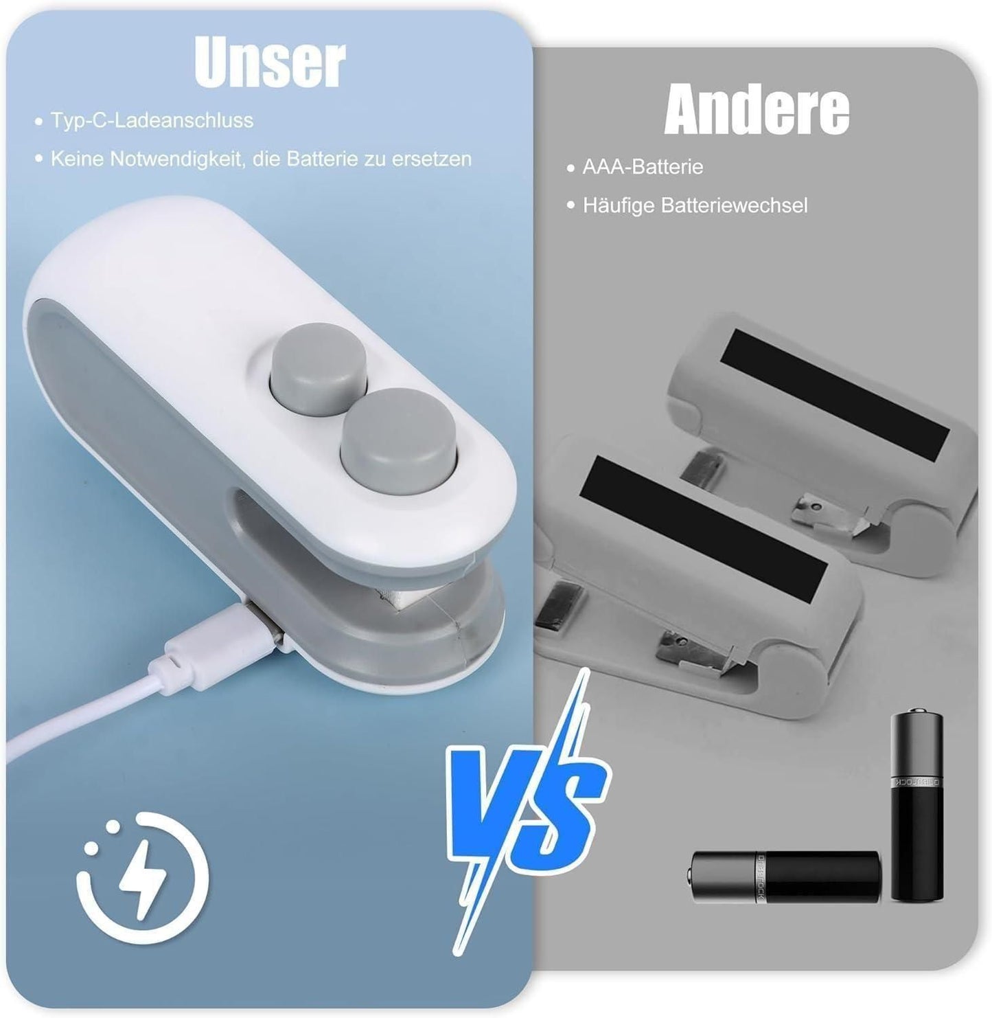 SealMate™ Portable Mini Bag Sealer and Cutter